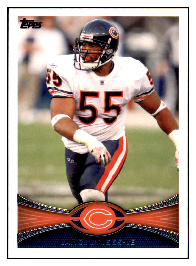 2012 Topps Lance Briggs    Chicago Bears #227 Football card   CBT1A simple Xclusive Collectibles   