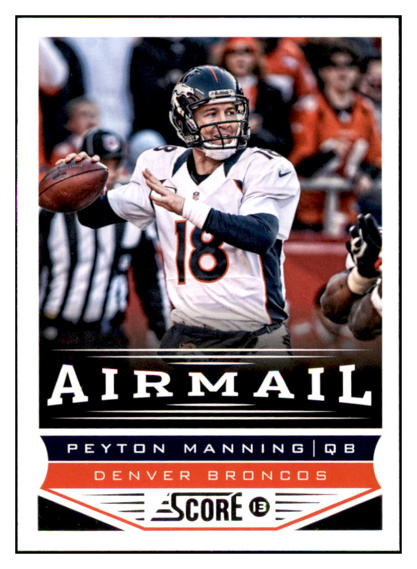 2013 Score Peyton Manning    Denver Broncos #230 Football card   CBT1A simple Xclusive Collectibles   
