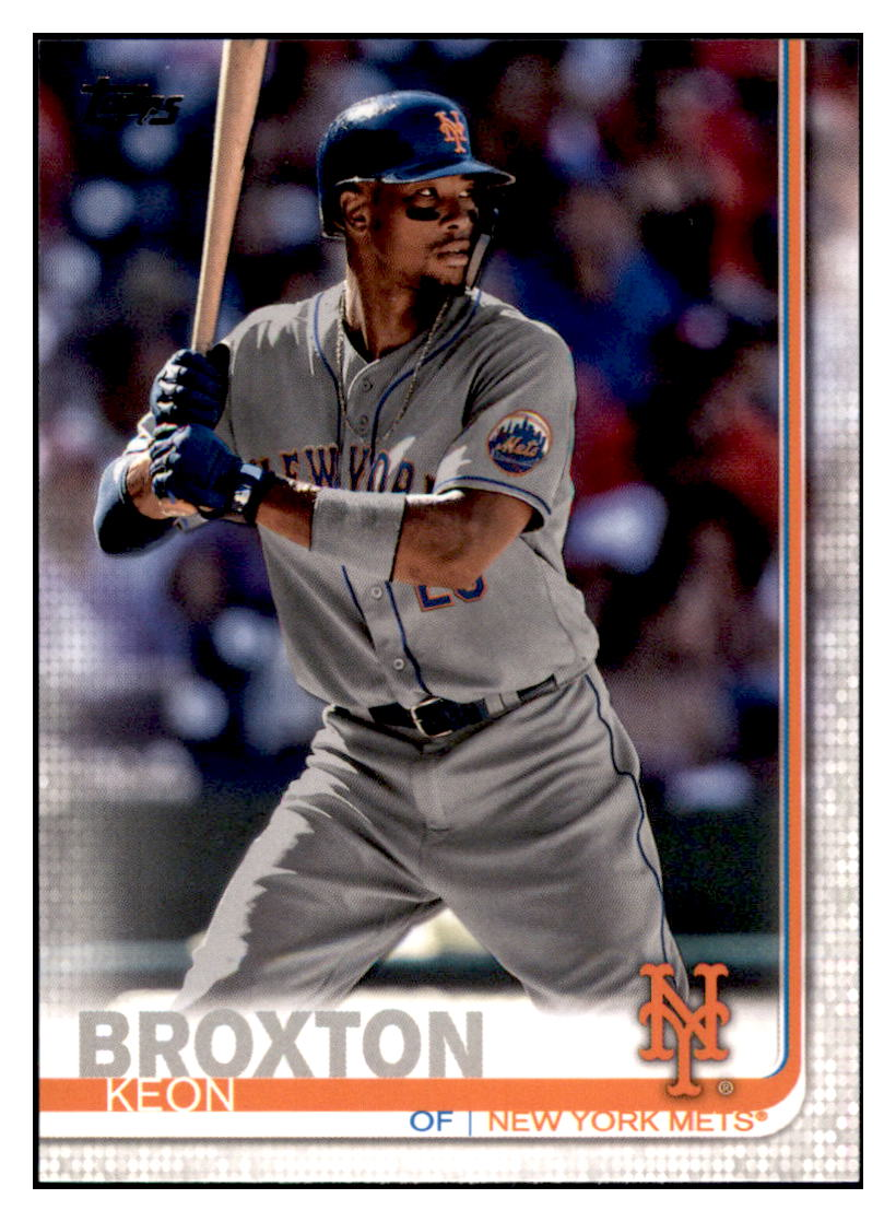 2019 Topps Keon Broxton    New York Mets #416 Baseball card   CBT1A simple Xclusive Collectibles   