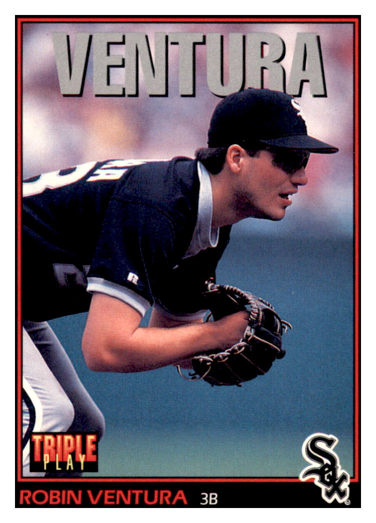 1993 Triple Play Robin Ventura    Chicago White Sox #179 Baseball card   CBT1A simple Xclusive Collectibles   