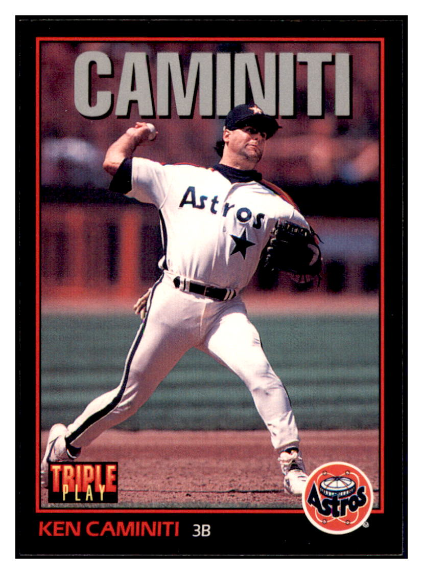 1993 Triple Play Ken Caminiti    Houston Astros #149 Baseball card   CBT1A simple Xclusive Collectibles   
