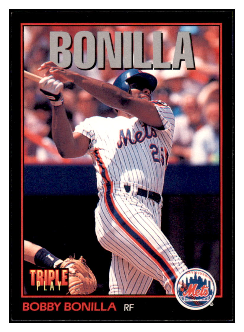 1993 Triple Play Bobby Bonilla    New York Mets #173 Baseball card   CBT1A_1a simple Xclusive Collectibles   