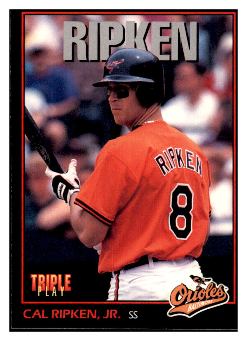 1993 Triple Play Cal Ripken, Jr    Baltimore Orioles #3 Baseball card   CBT1A simple Xclusive Collectibles   