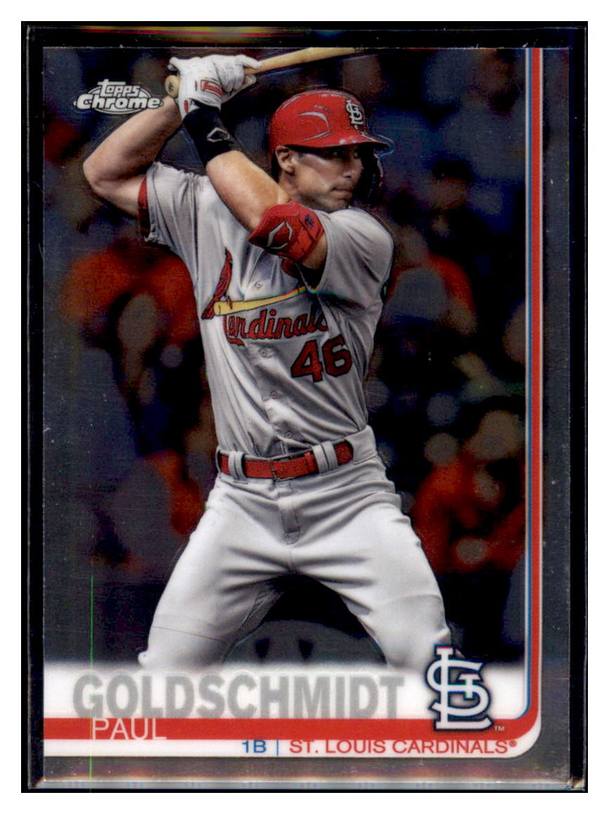 2019 Topps Chrome Update Edition Paul
  Goldschmidt    St. Louis Cardinals #1
  Baseball card   CBT1A simple Xclusive Collectibles   