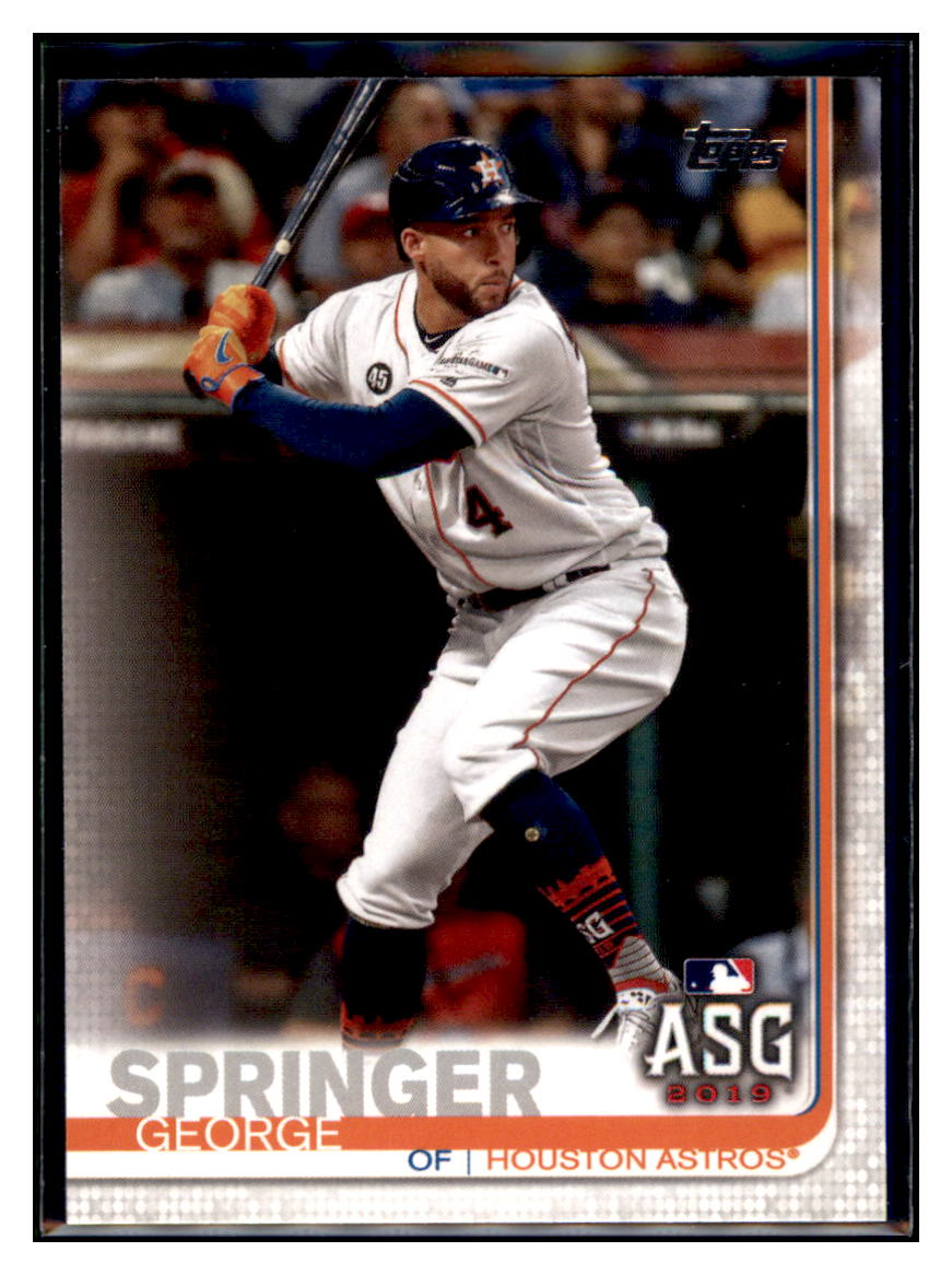 2019 Topps Update George Springer    Houston Astros #US92 Baseball card   CBT1A simple Xclusive Collectibles   