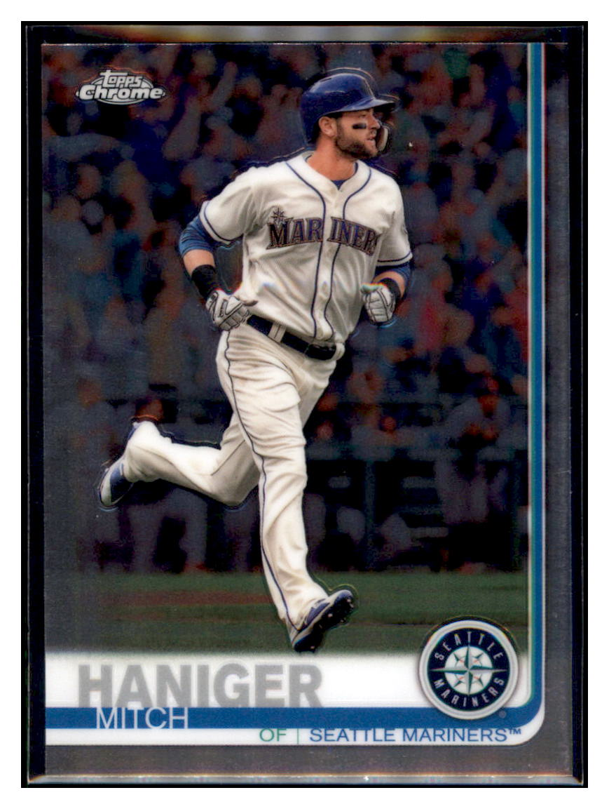 2019 Topps Chrome Mitch Haniger    Seattle Mariners #138 Baseball card   CBT1A simple Xclusive Collectibles   