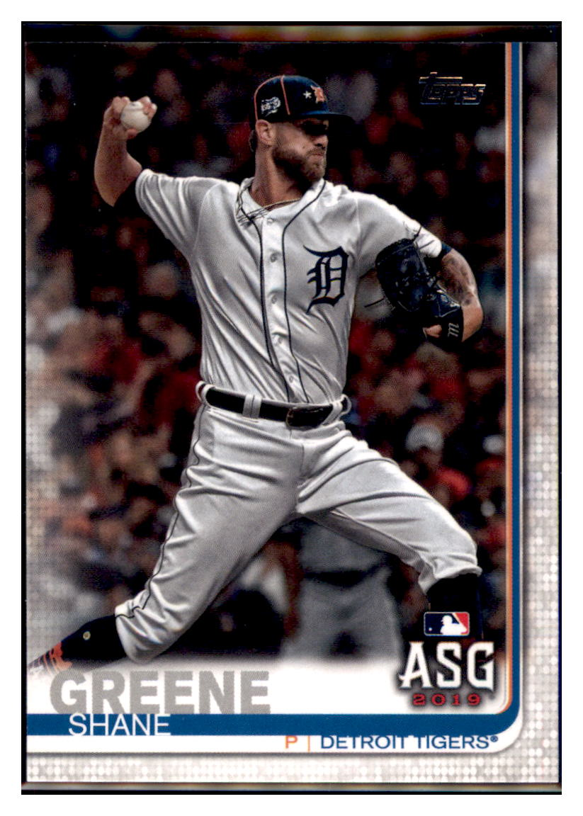 2019 Topps Update Shane Greene    Detroit Tigers #US254 Baseball card   CBT1A simple Xclusive Collectibles   