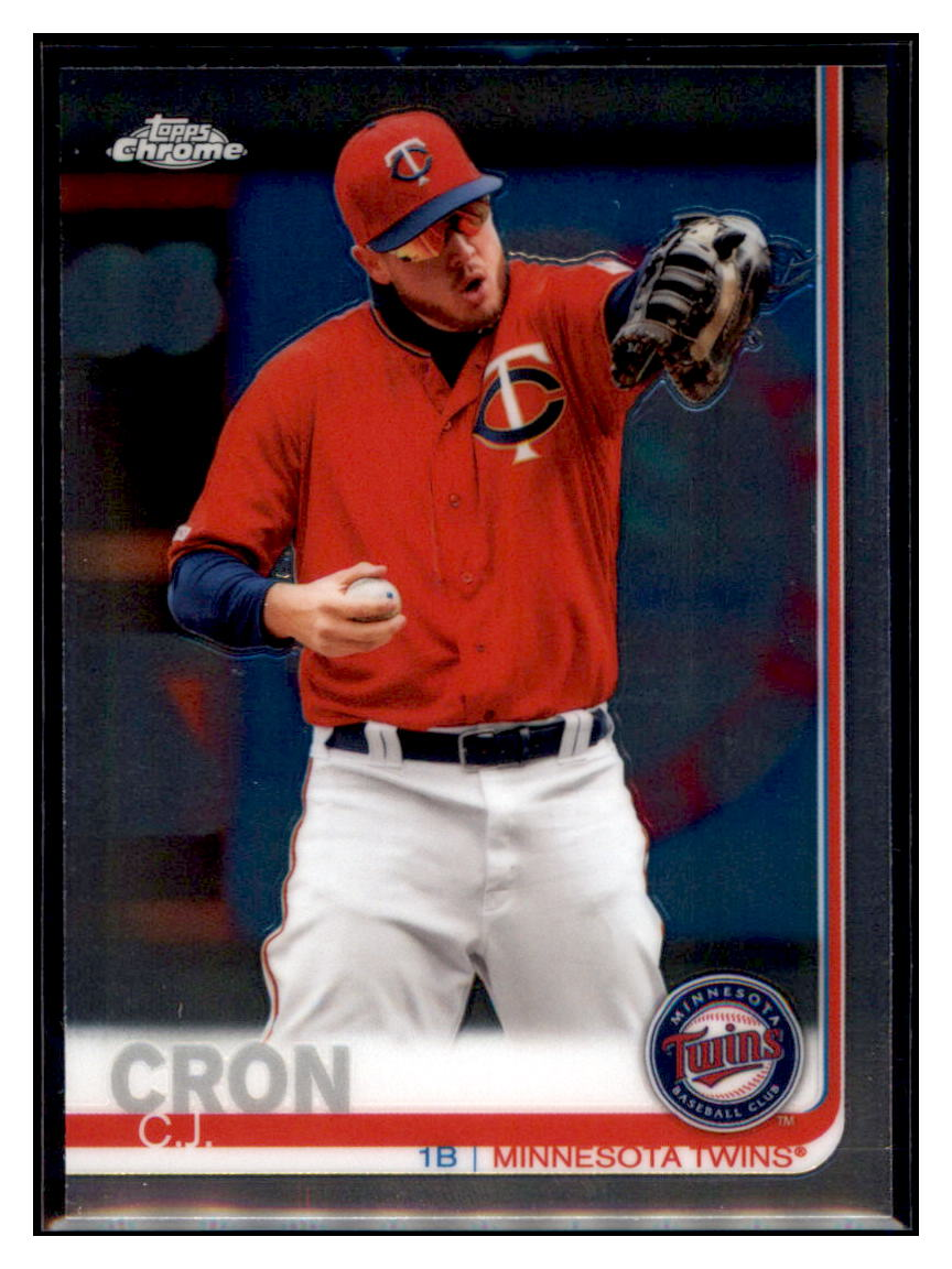 2019 Topps Chrome Update Edition C.J.
  Cron    Minnesota Twins #9 Baseball
  card   CBT1A simple Xclusive Collectibles   