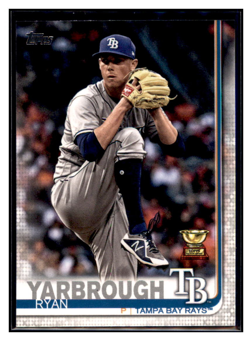 2019 Topps Ryan Yarbrough    Tampa Bay Rays #432 Baseball card   CBT1A simple Xclusive Collectibles   