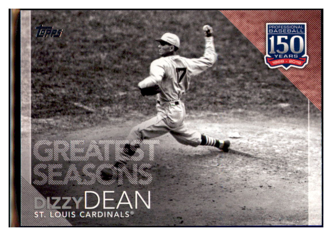 2019 Topps Dizzy Dean    St. Louis Cardinals #GS-23 Baseball
  card   CBT1A simple Xclusive Collectibles   