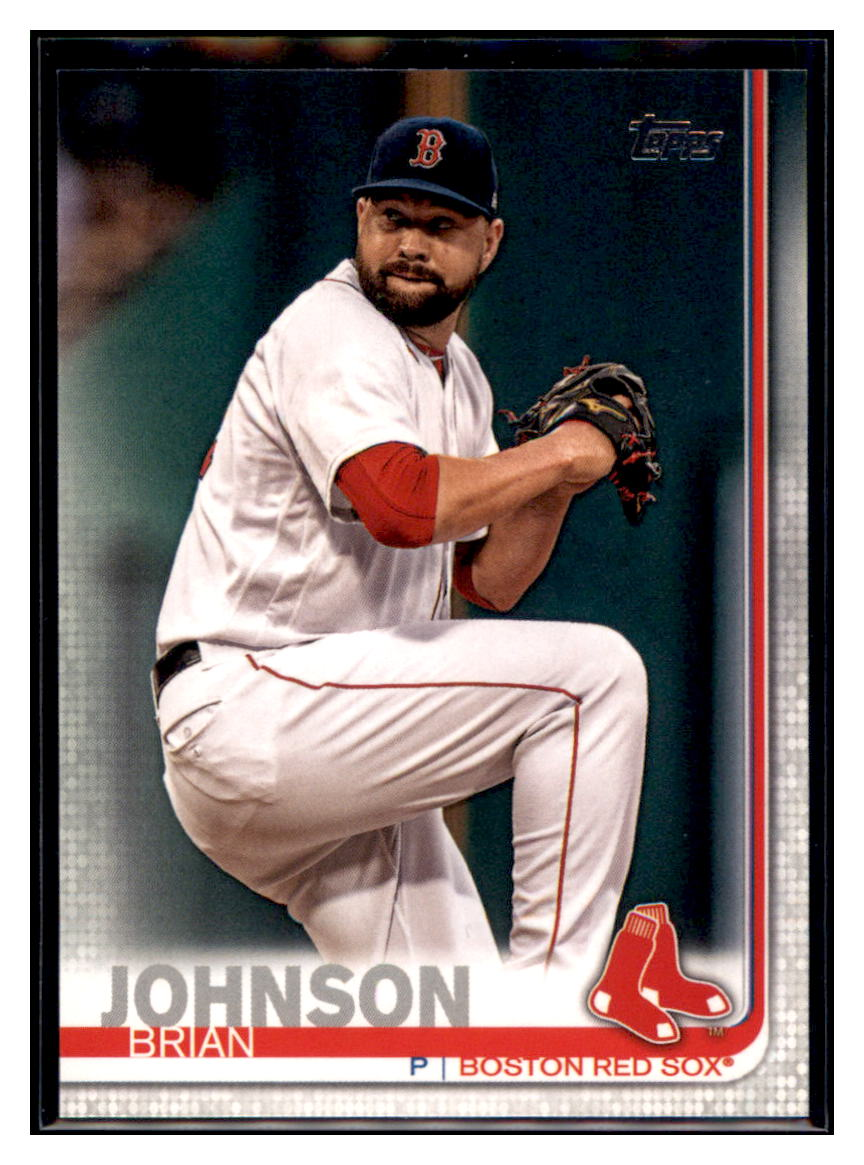 2019 Topps Brian Johnson    Boston Red Sox #522 Baseball card   CBT1A simple Xclusive Collectibles   