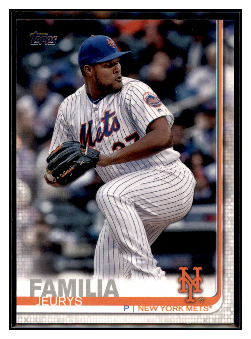 2019 Topps Jeurys Familia    New York Mets #589 Baseball card   CBT1A simple Xclusive Collectibles   