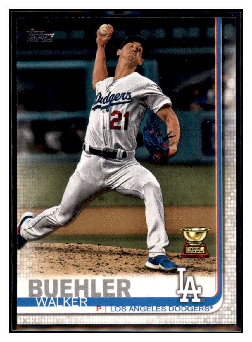 2019 Topps Walker Buehler    Los Angeles Dodgers #445a Baseball
  card   CBT1A simple Xclusive Collectibles   