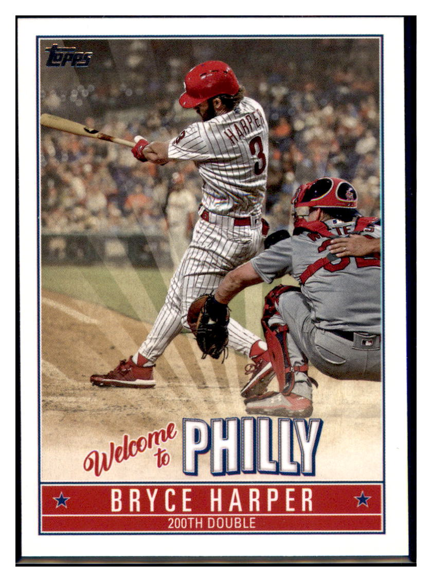2019 Topps Update Bryce Harper Welcome to Philly Philadelphia Phillies #BH-9 Baseball
  card   CBT1A simple Xclusive Collectibles   