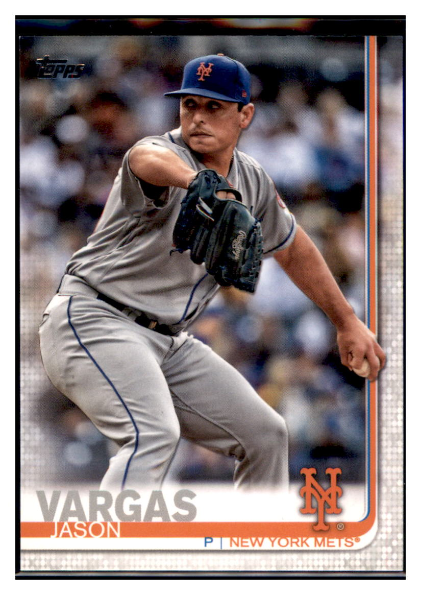 2019 Topps Jason Vargas    New York Mets #418 Baseball card   CBT1A simple Xclusive Collectibles   