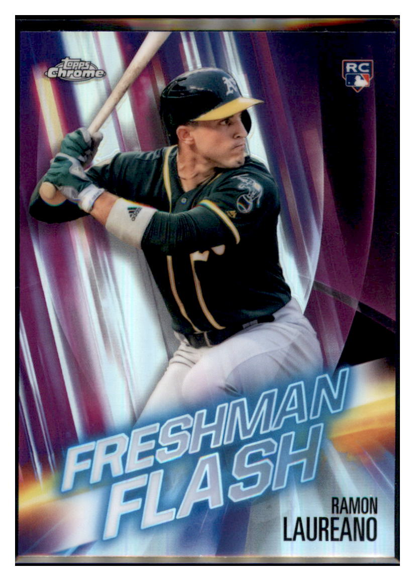 2019 Topps Chrome Ramon
  Laureano Freshman Flash  Baseball card
  CBT1B simple Xclusive Collectibles   