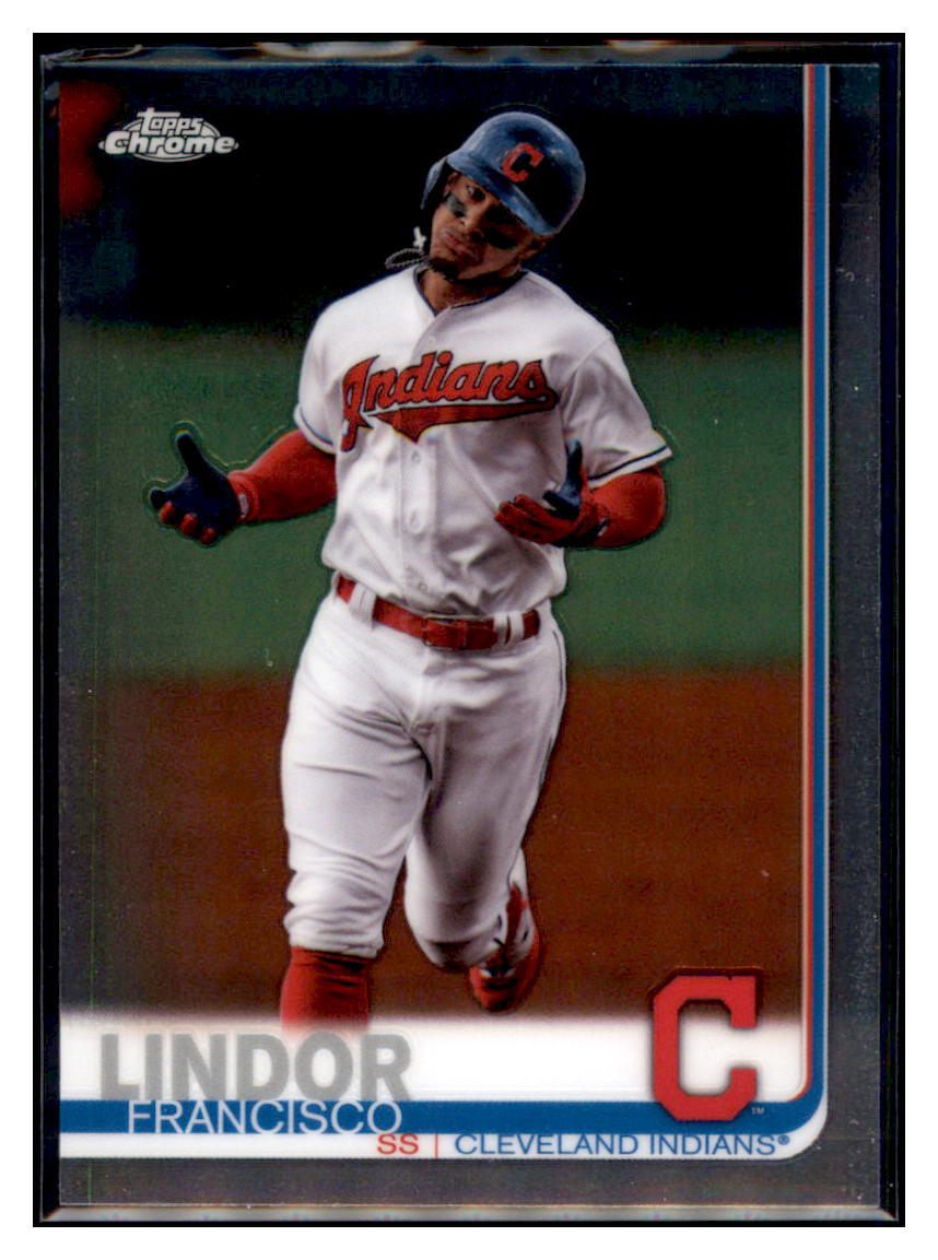 2019 Topps Chrome Francisco
  Lindor Sepia Refractor  Baseball card
  CBT1B simple Xclusive Collectibles   