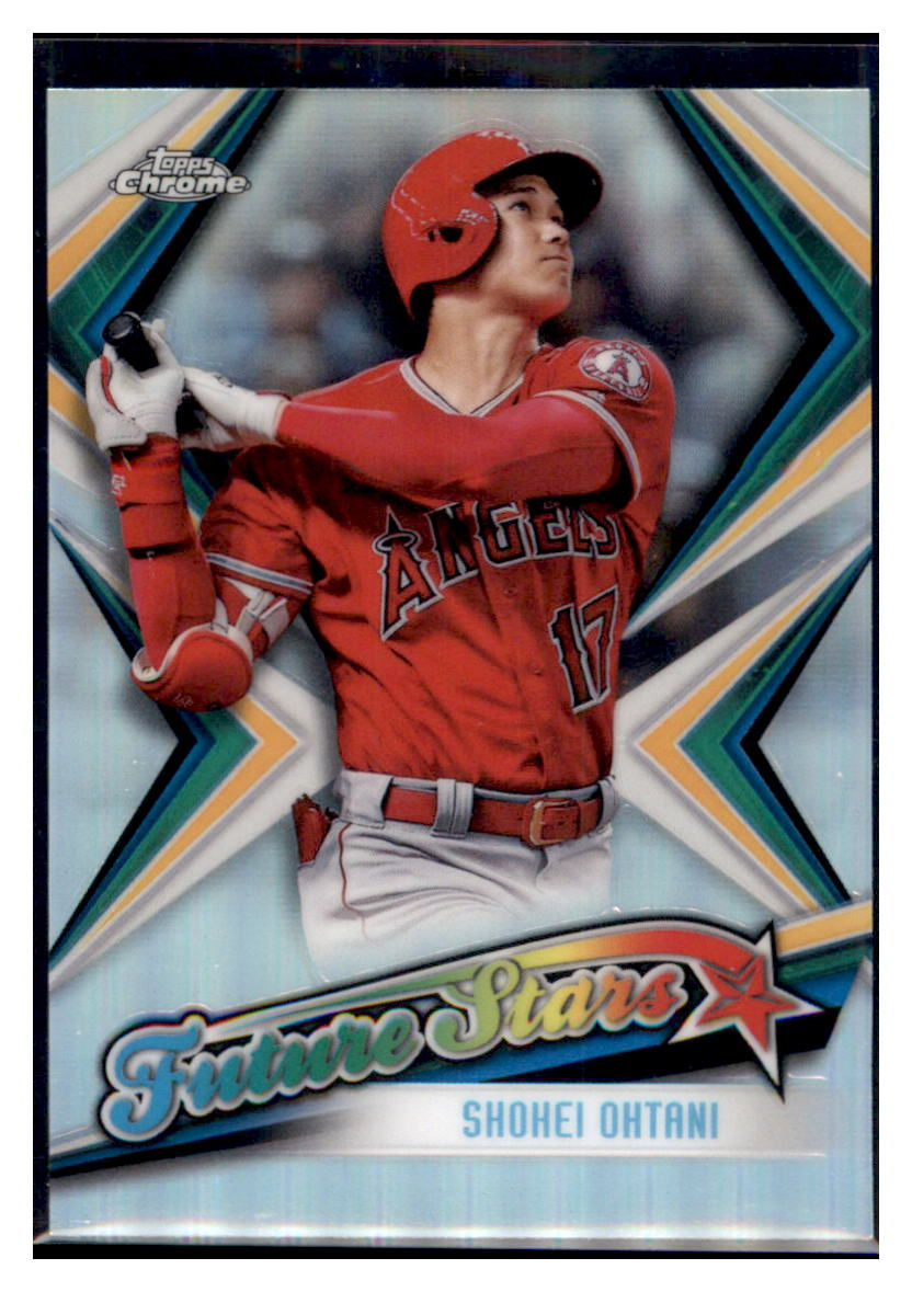 2019 Topps Chrome Shohei
  Ohtani Future Stars  Baseball card
  CBT1B simple Xclusive Collectibles   