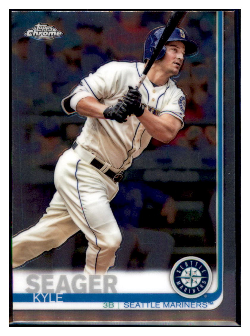 2019 Topps Chrome Kyle
  Seager   Baseball card CBT1B simple Xclusive Collectibles   