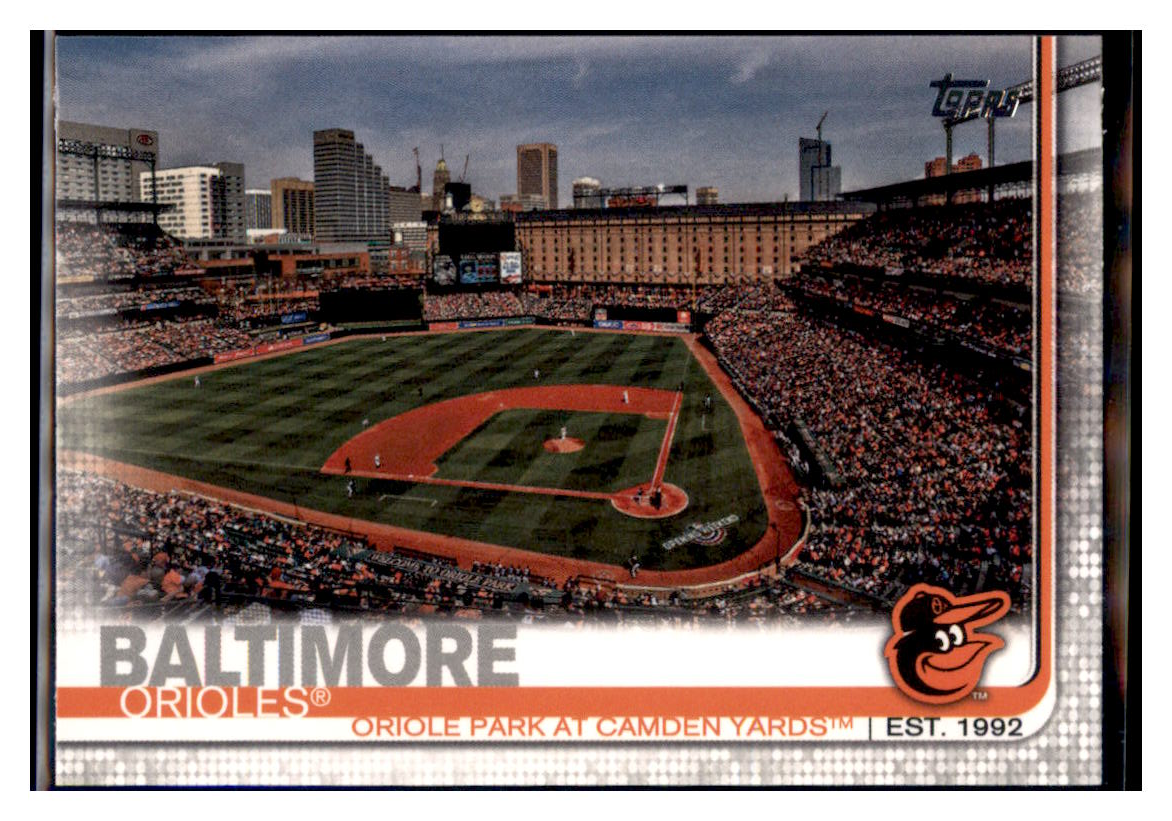 2019 Topps Oriole Park at
  Camden Yards 150th Anniversary 
  Baseball card CBT1B simple Xclusive Collectibles   