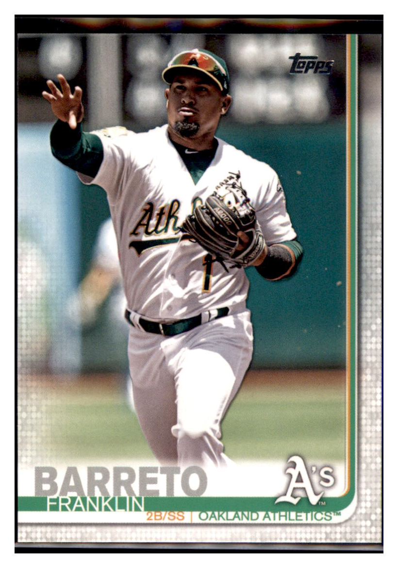 2019 Topps Franklin Barreto Baseball card CBT1B simple Xclusive Collectibles   