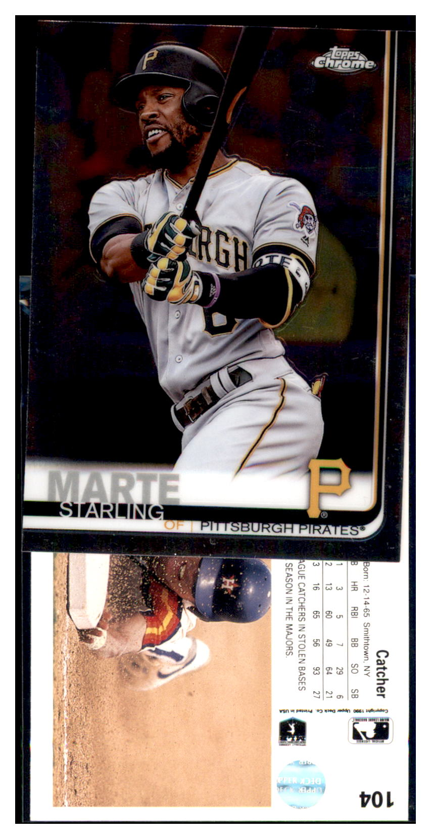 2019 Topps Chrome Starling
  Marte   Baseball card CBT1B_1a simple Xclusive Collectibles   