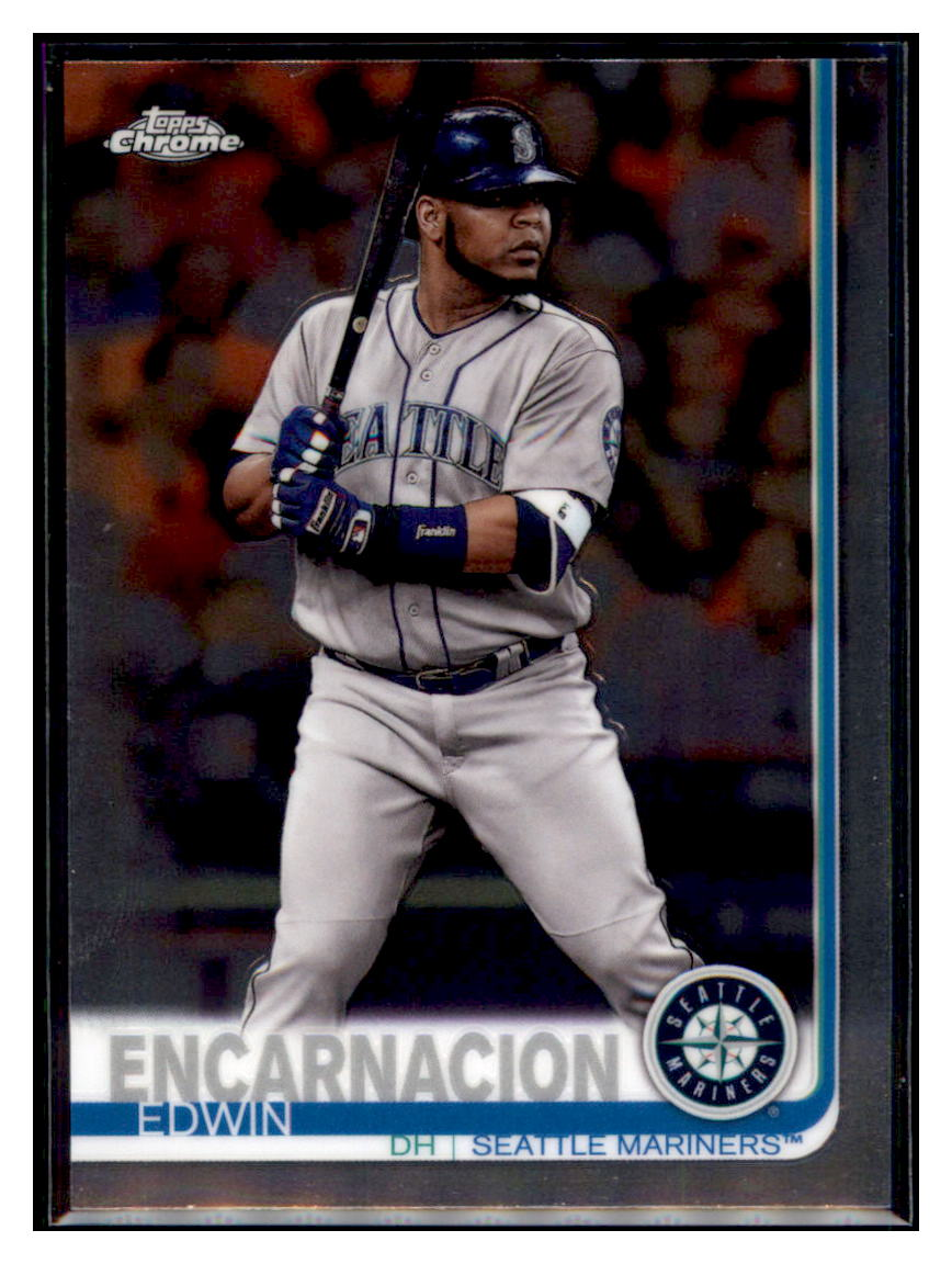 2019 Topps Chrome Edwin
  Encarnacion   Baseball card CBT1B simple Xclusive Collectibles   