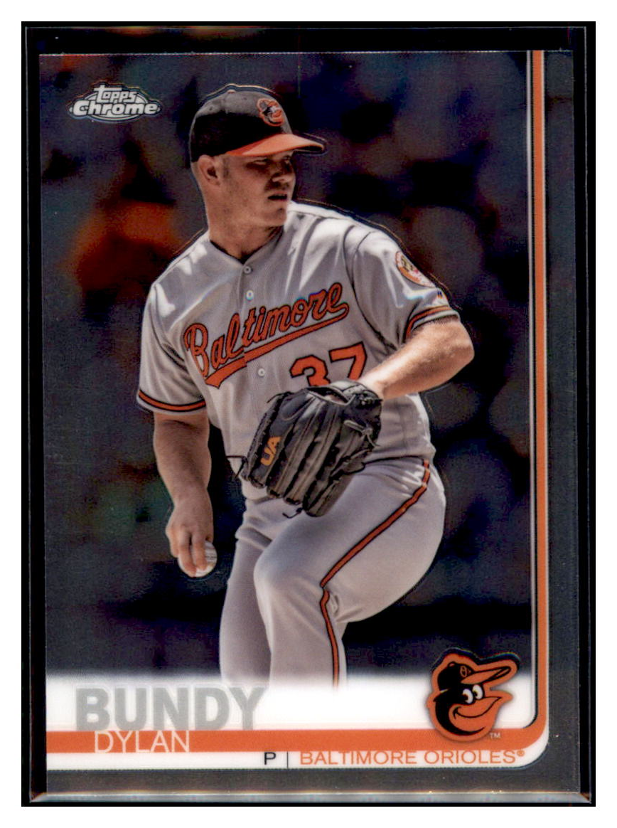 2019 Topps Chrome Dylan
  Bundy   Baseball card CBT1B simple Xclusive Collectibles   