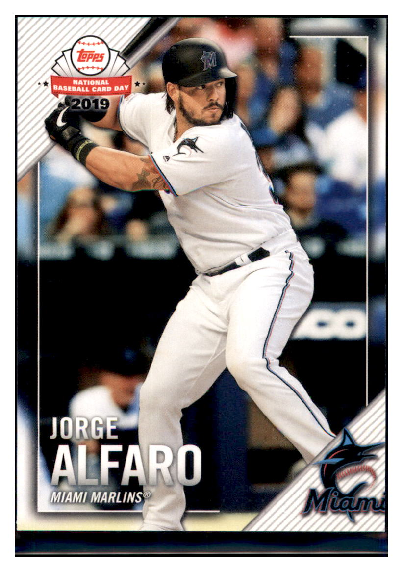 2019 Topps National Baseball
  Card Day Jorge Alfaro   Baseball card
  CBT1B simple Xclusive Collectibles   