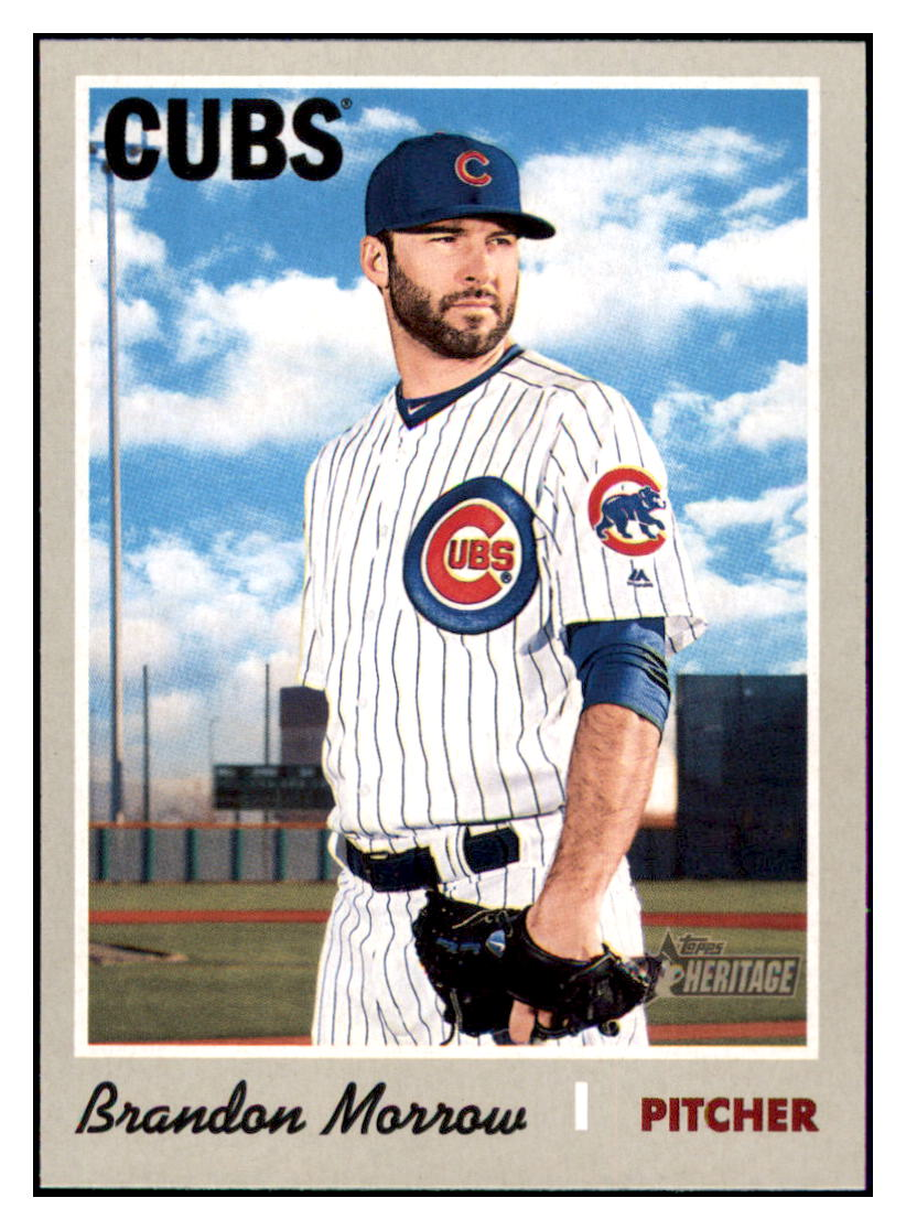 2019 Topps Heritage Brandon
  Morrow   Baseball card CBT1B simple Xclusive Collectibles   