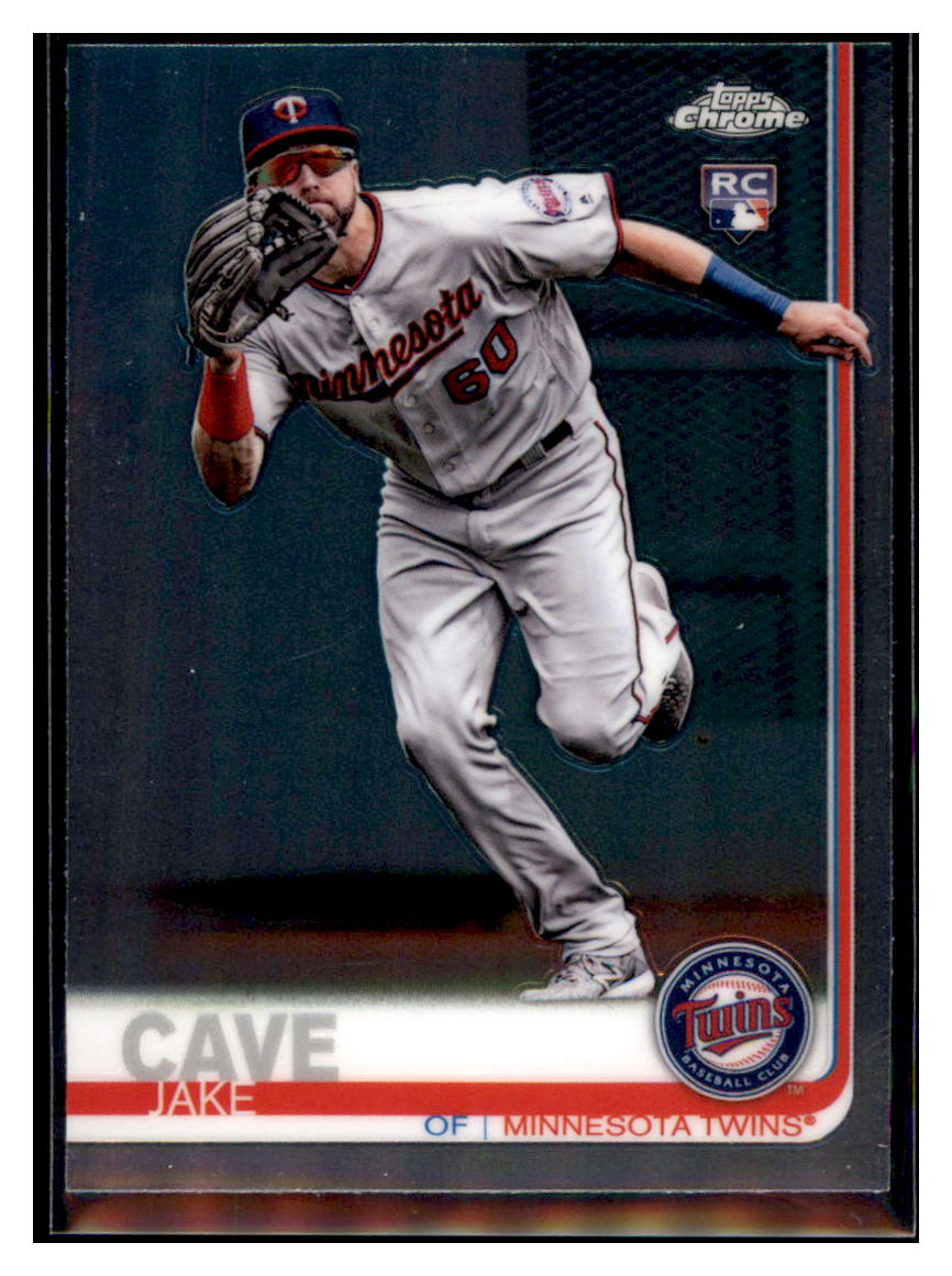 2019 Topps Chrome Jake
  Cave   RC Minnesota Twins Baseball Card
  CBT1C _1b simple Xclusive Collectibles   