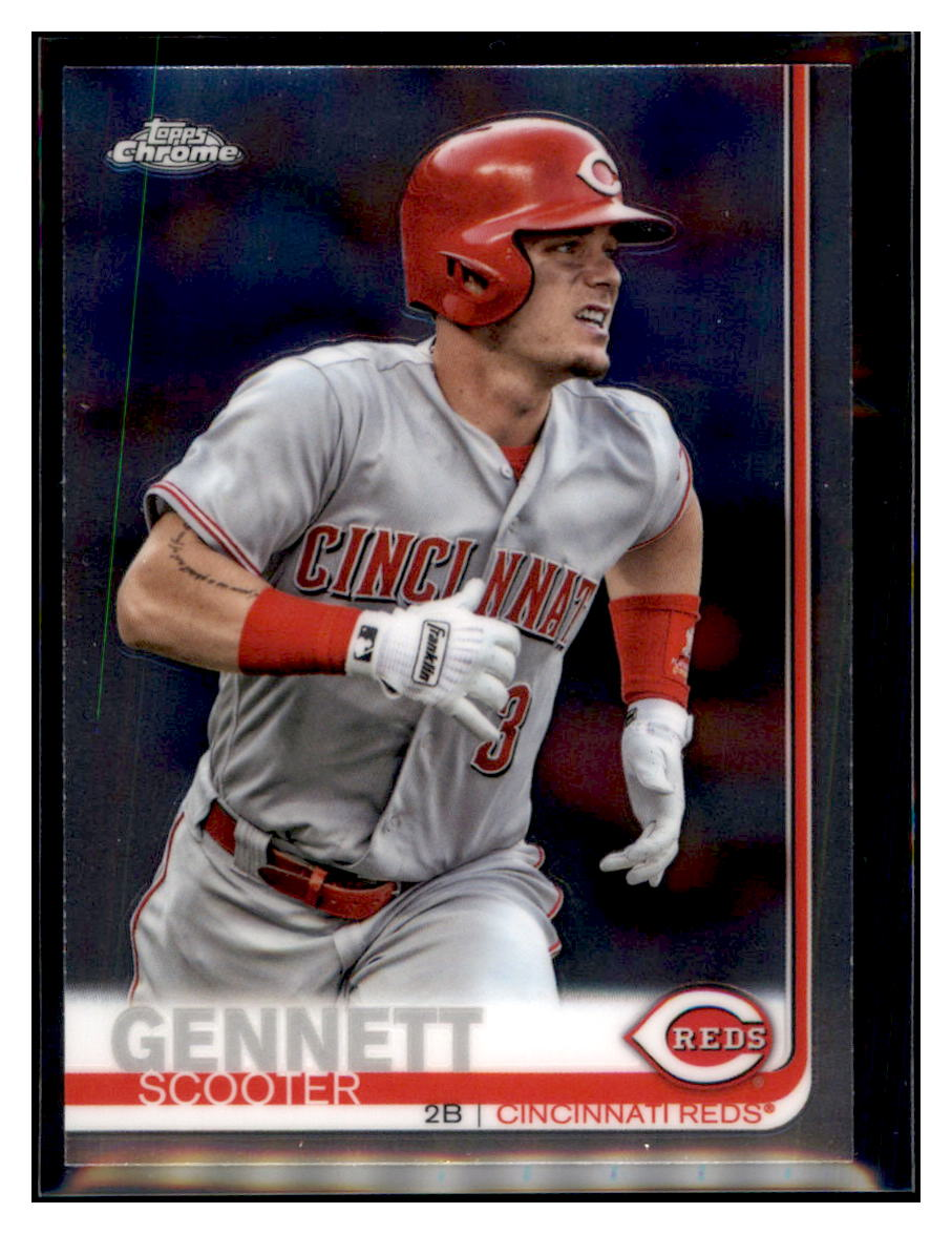 2019 Topps Chrome Scooter
  Gennett   Cincinnati Reds Baseball Card
  CBT1C  simple Xclusive Collectibles   