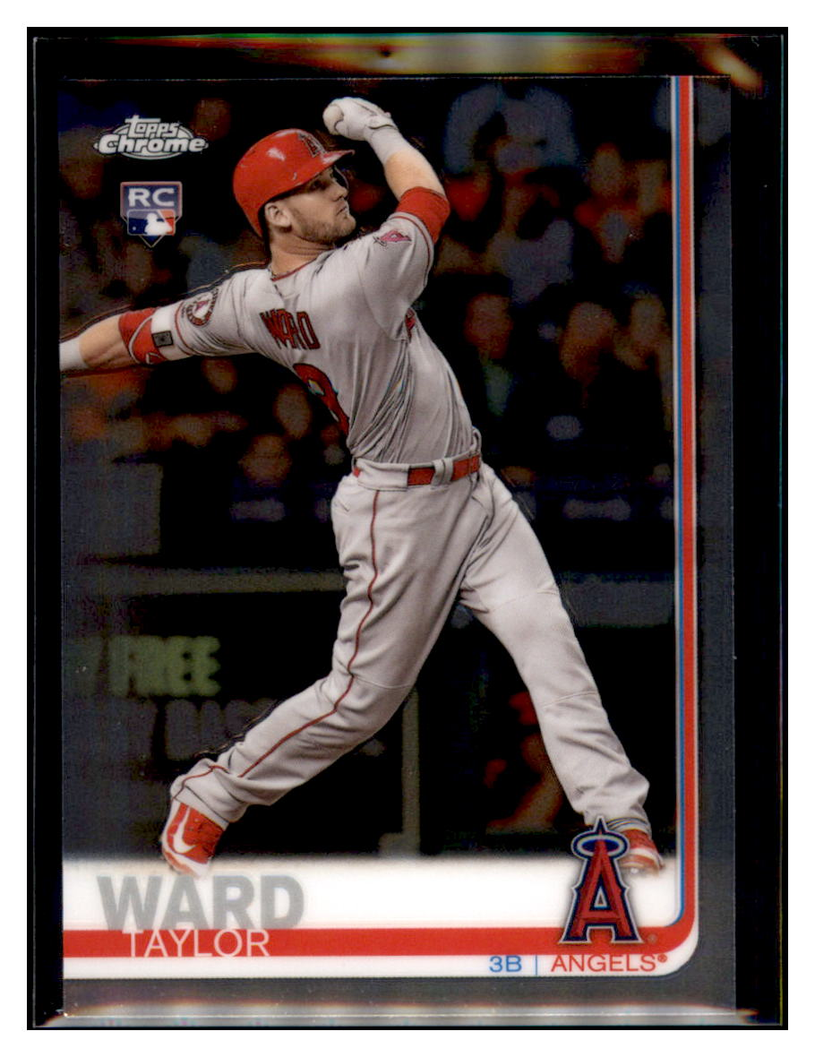 2019 Topps Chrome Taylor
  Ward   RC Los Angeles Angels Baseball
  Card CBT1C  simple Xclusive Collectibles   