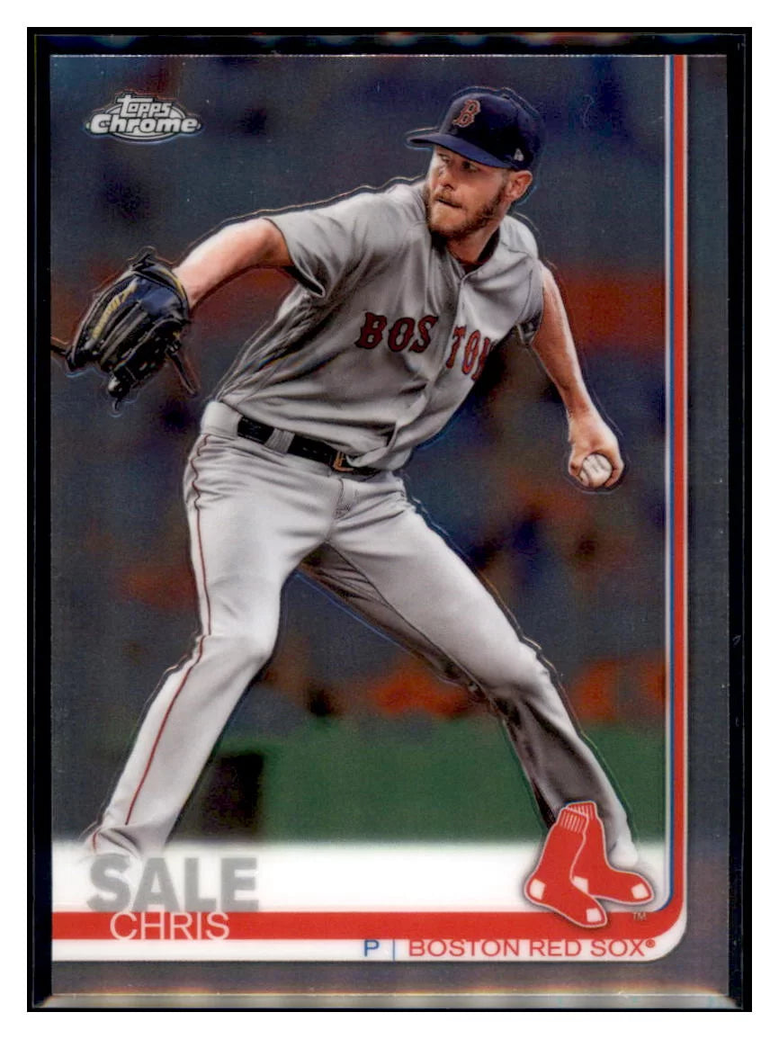 2019 Topps Chrome Chris Sale
  Pink Refractor  Boston Red Sox Baseball
  Card CBT1C  simple Xclusive Collectibles   