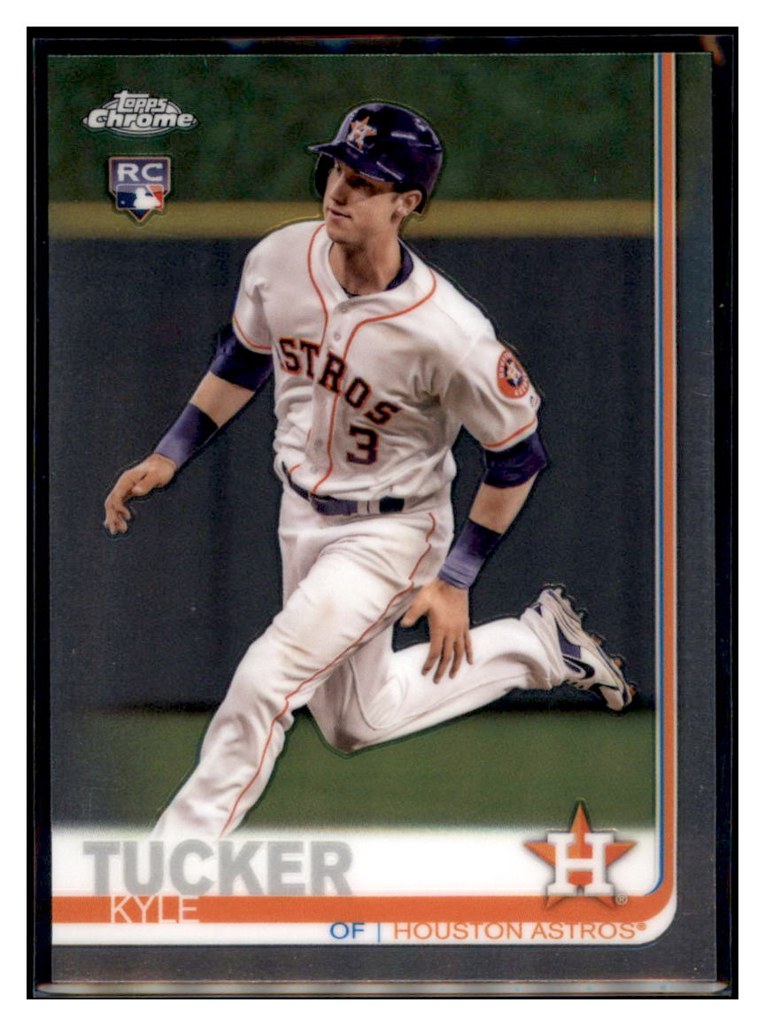 2019 Topps Chrome Kyle
  Tucker   RC Houston Astros Baseball
  Card CBT1C  simple Xclusive Collectibles   