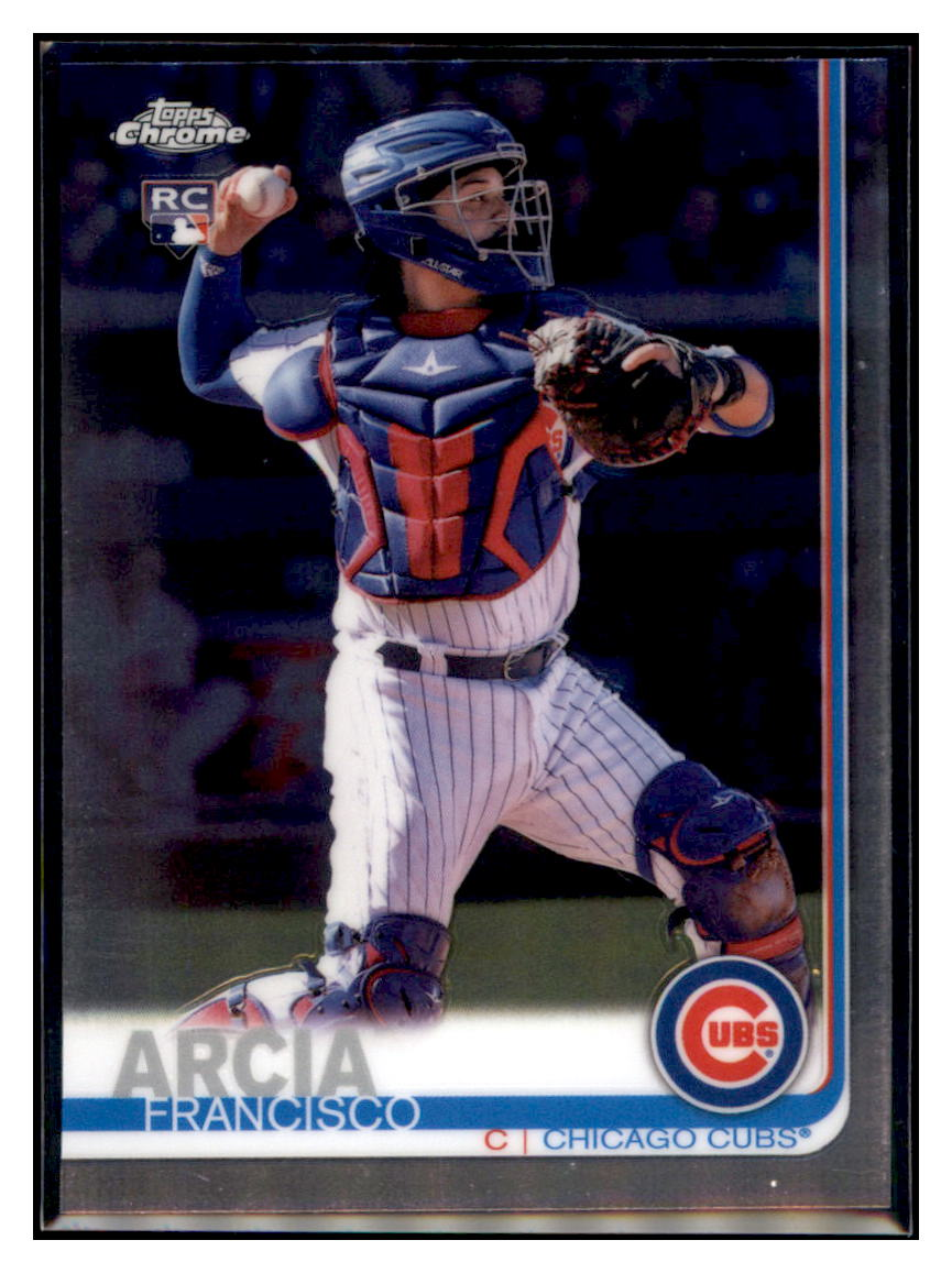 2019 Topps Chrome Francisco
  Arcia   RC Chicago Cubs Baseball Card
  CBT1C _1b simple Xclusive Collectibles   