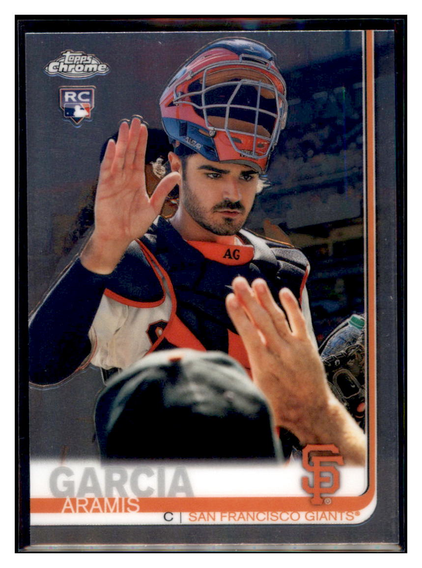 2019 Topps Chrome Aramis
  Garcia   RC San Francisco Giants
  Baseball Card CBT1C  simple Xclusive Collectibles   