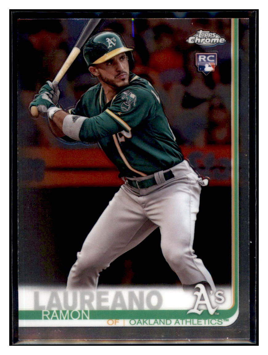 2019 Topps Chrome Ramon
  Laureano   RC Oakland Athletics
  Baseball Card CBT1C _1a simple Xclusive Collectibles   