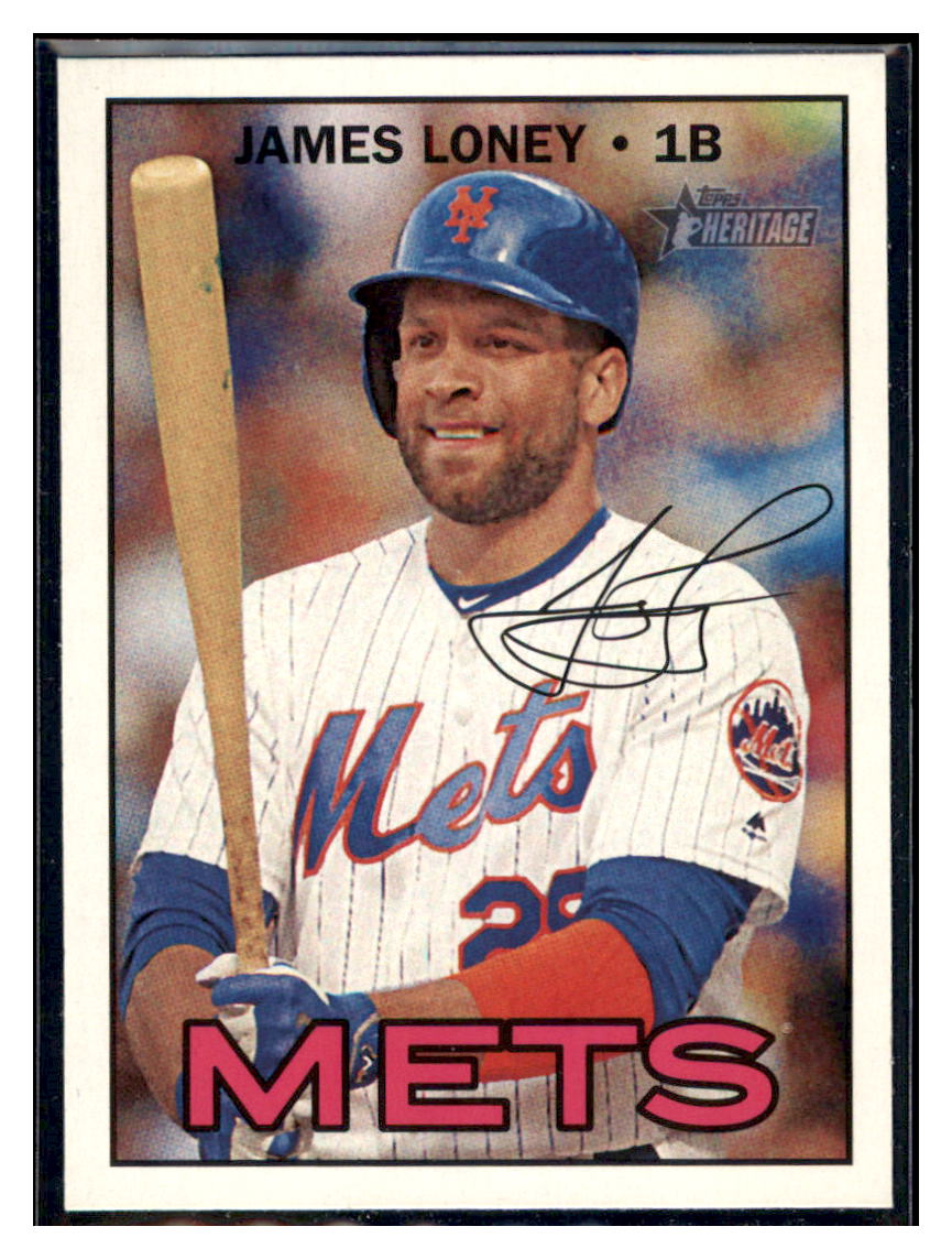 2016 Topps Heritage James Loney    New York Mets #657 Baseball Card   DBT1A simple Xclusive Collectibles   