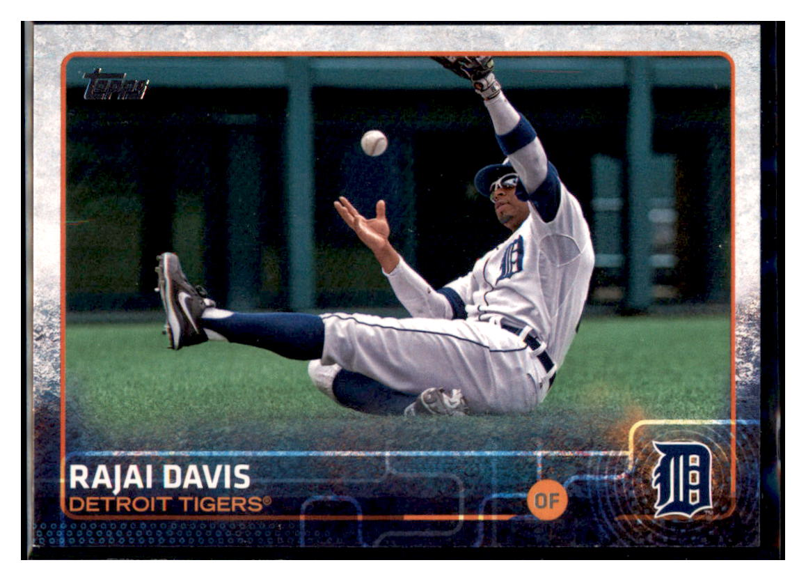 2015 Topps Rajai Davis Detroit Tigers #518 Baseball Card   DBT1A simple Xclusive Collectibles   