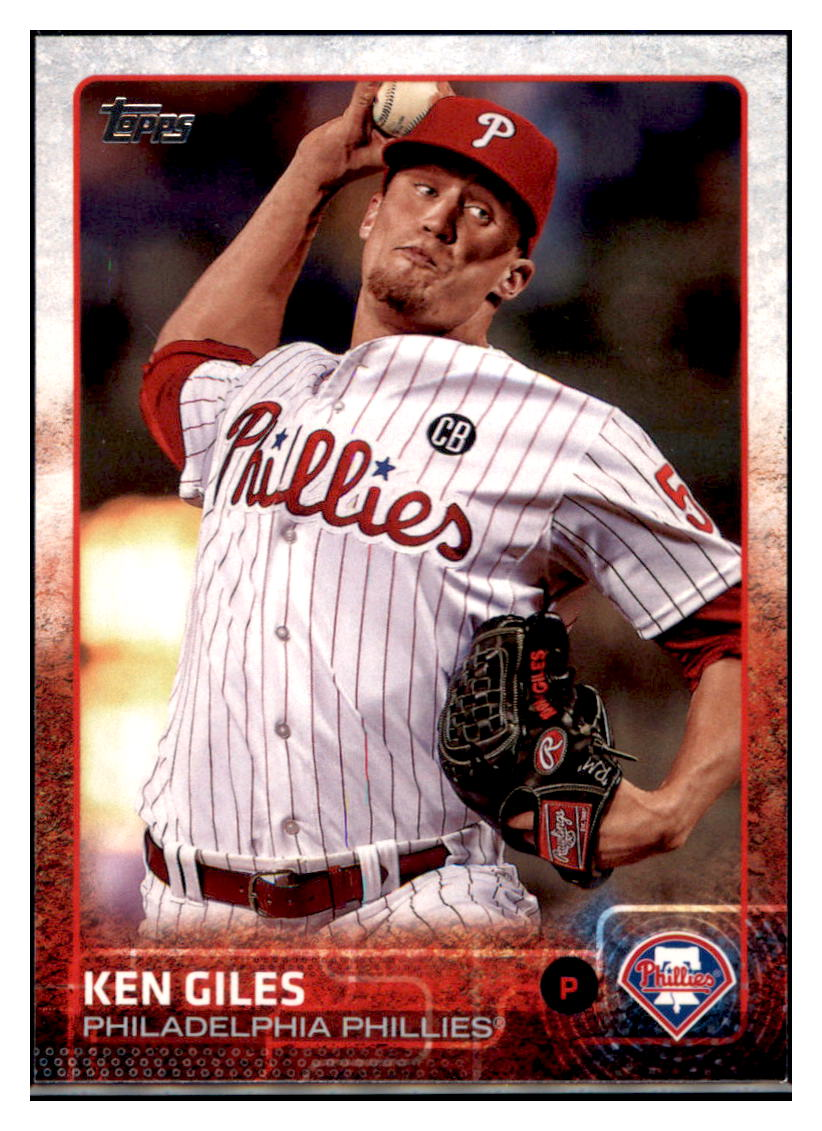 2015 Topps Ken Giles Philadelphia Phillies #561 Baseball
  Card   DBT1A simple Xclusive Collectibles   