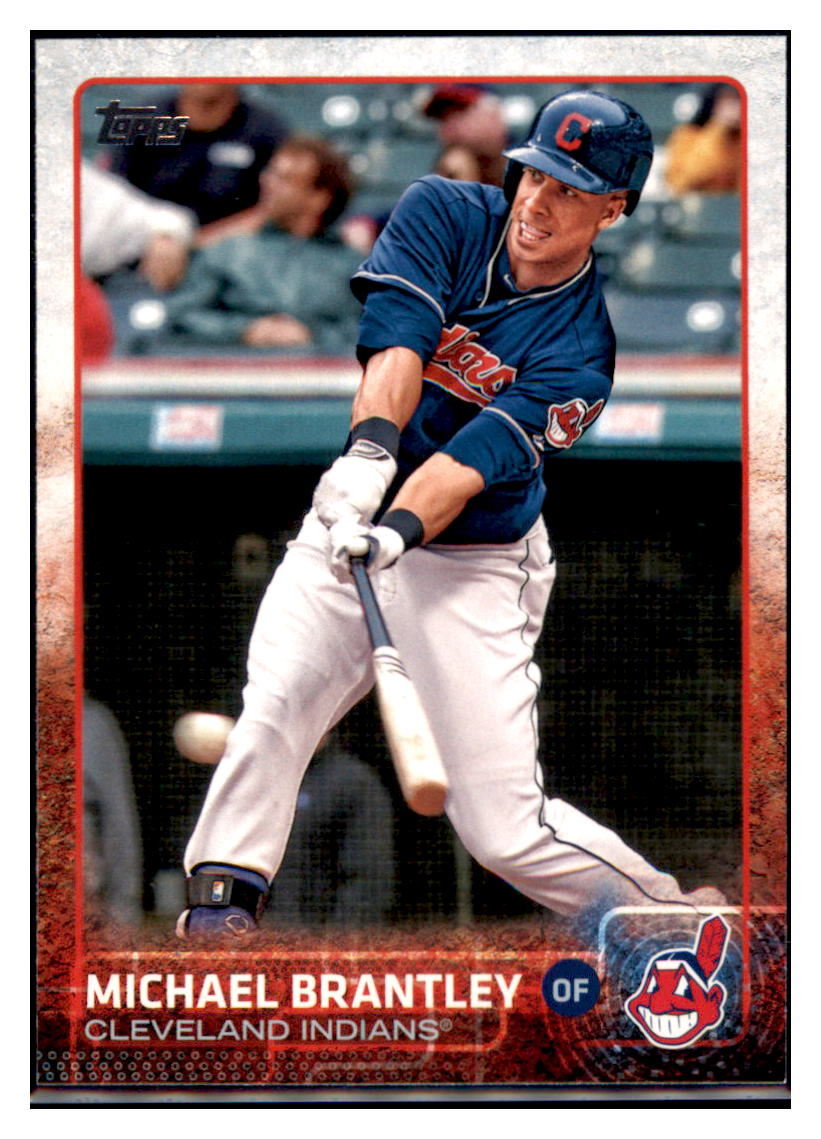 2015 Topps Michael Brantley    Cleveland Indians #599 Baseball Card   DBT1A simple Xclusive Collectibles   