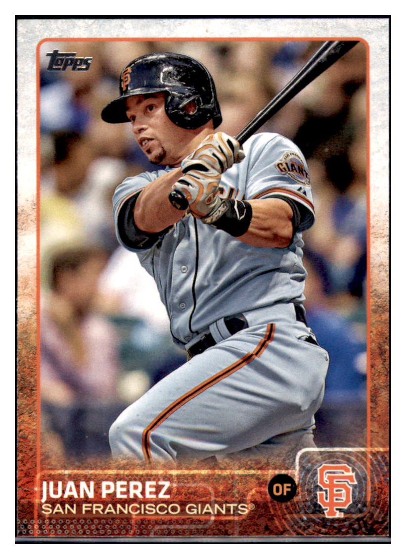 2015 Topps Juan Perez San Francisco Giants #475a Baseball
  Card   DBT1A simple Xclusive Collectibles   