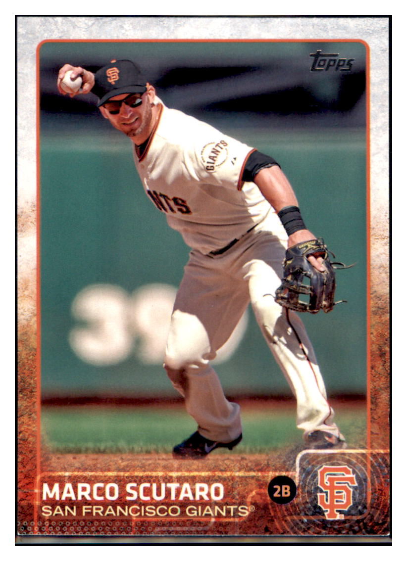 2015 Topps Marco Scutaro    San Francisco Giants #394 Baseball
  Card   DBT1A simple Xclusive Collectibles   