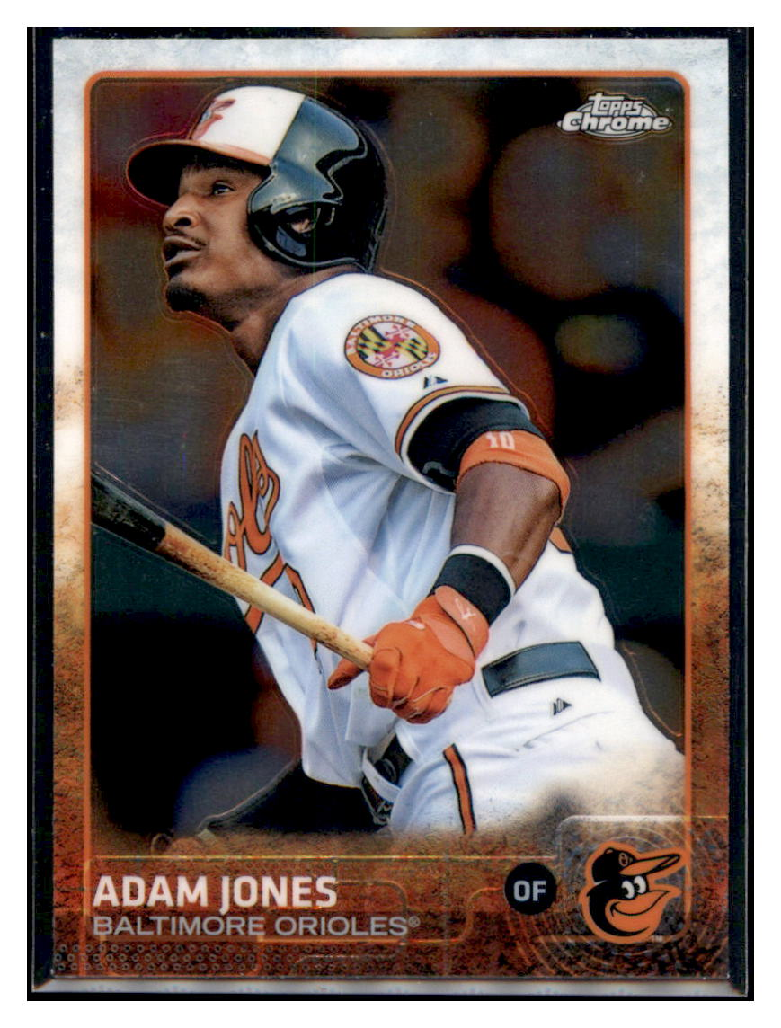 2015 Topps Chrome Adam Jones Baltimore Orioles #7 Baseball Card   DBT1A simple Xclusive Collectibles   
