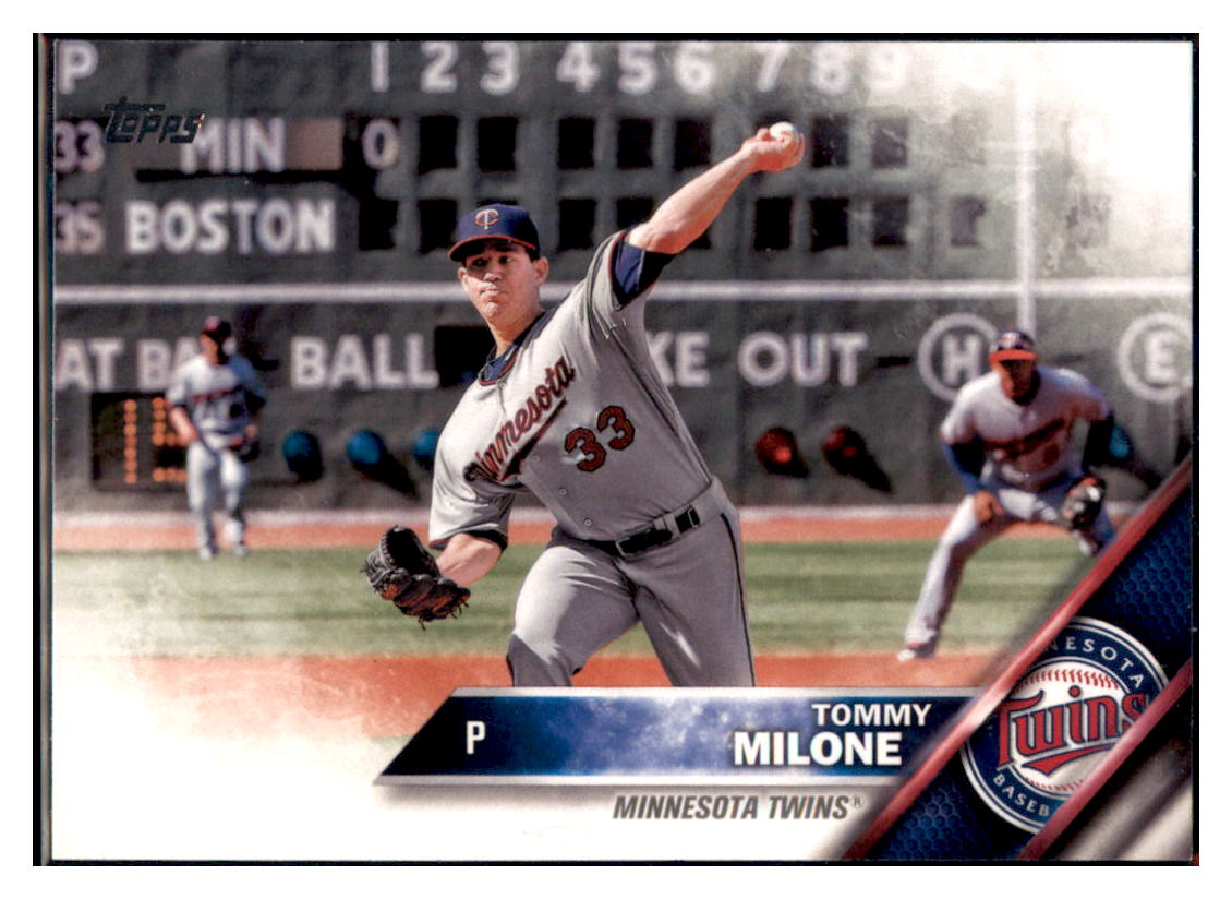 2016 Topps Tommy Milone    Minnesota Twins #624 Baseball Card   DBT1A simple Xclusive Collectibles   