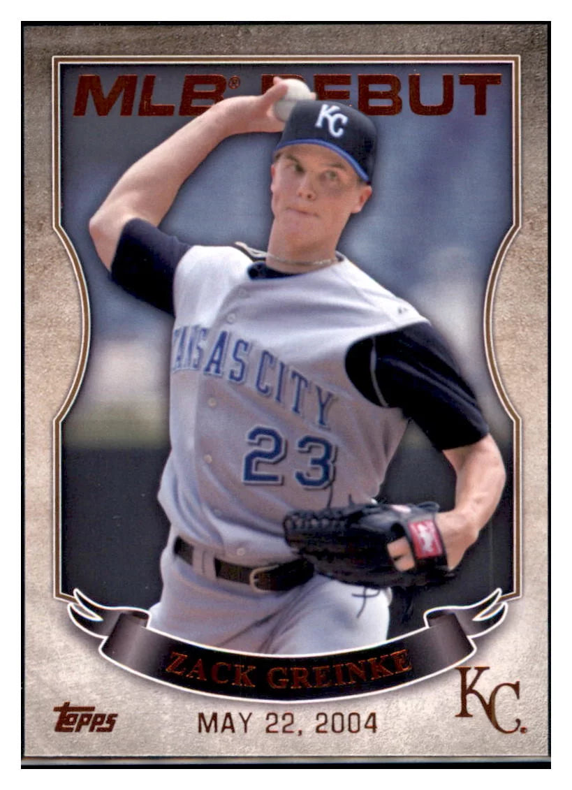 2016 Topps Zack Greinke    Kansas City Royals #MLBD2-36 Baseball
  Card   DBT1A simple Xclusive Collectibles   