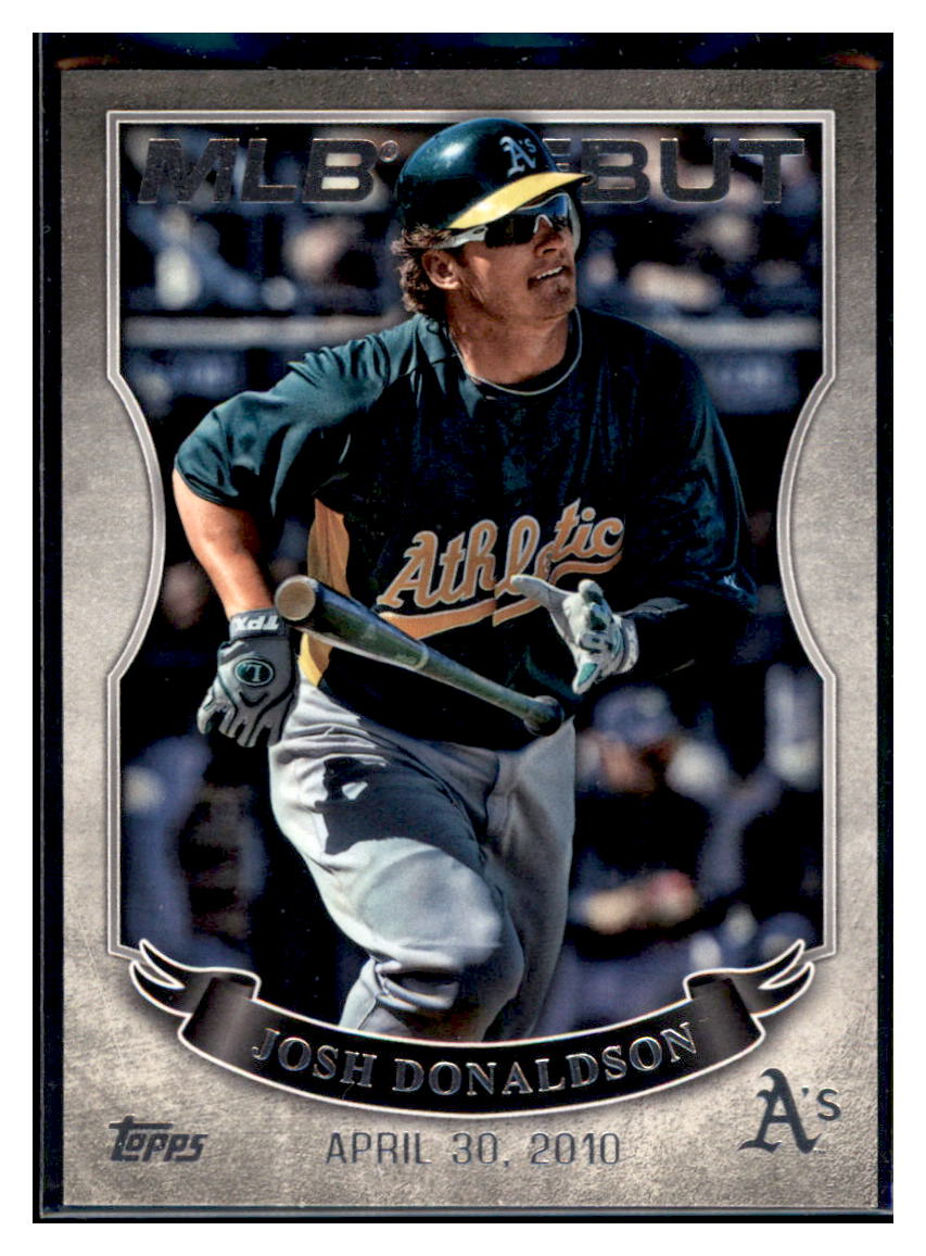 2016 Topps Josh Donaldson    Oakland Athletics #MLBD-10 Baseball
  Card   DBT1A simple Xclusive Collectibles   