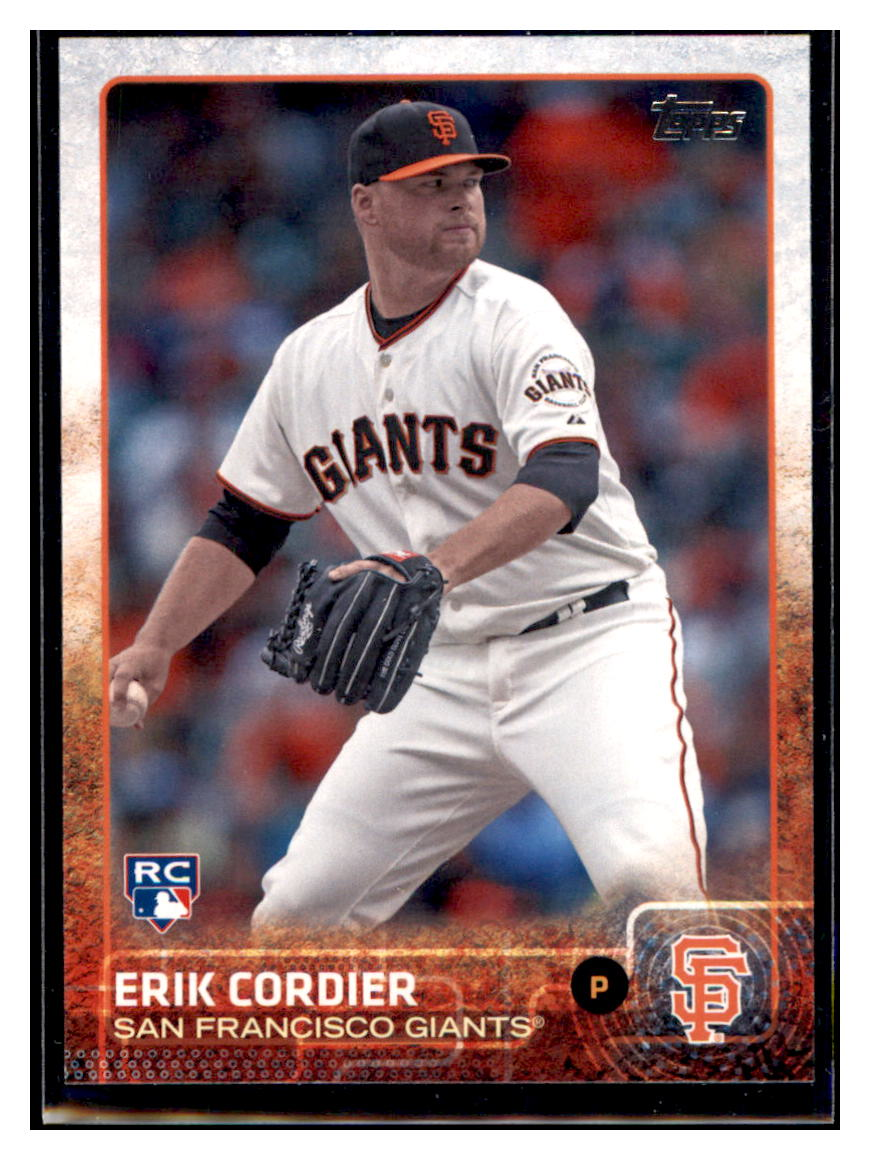 2015 Topps Erik Cordier    San Francisco Giants #535 Baseball
  Card   DBT1A simple Xclusive Collectibles   