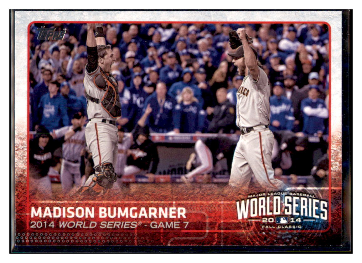 2015 Topps Madison Bumgarner    San Francisco Giants #88 Baseball
  Card   DBT1A simple Xclusive Collectibles   